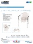 Product Sheet - 3-in-1 Aluminum Commode